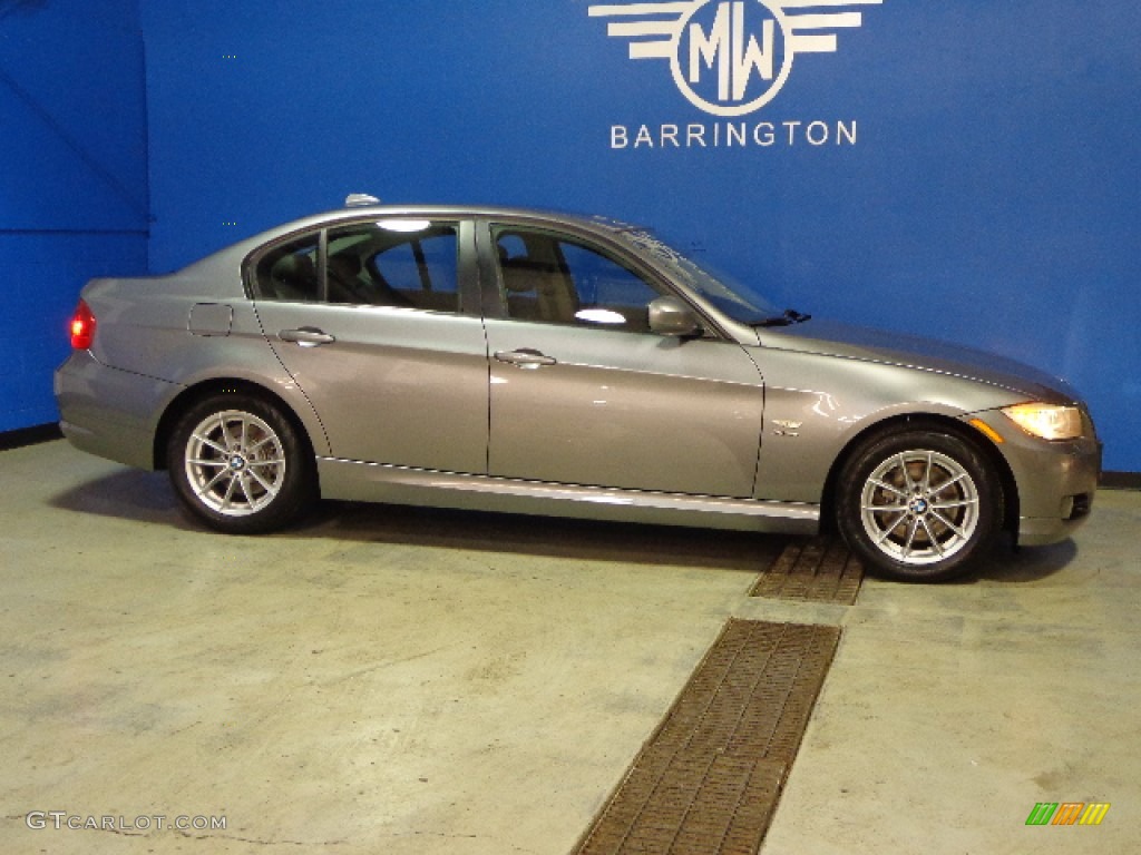 2010 3 Series 328i xDrive Sedan - Space Gray Metallic / Black photo #12