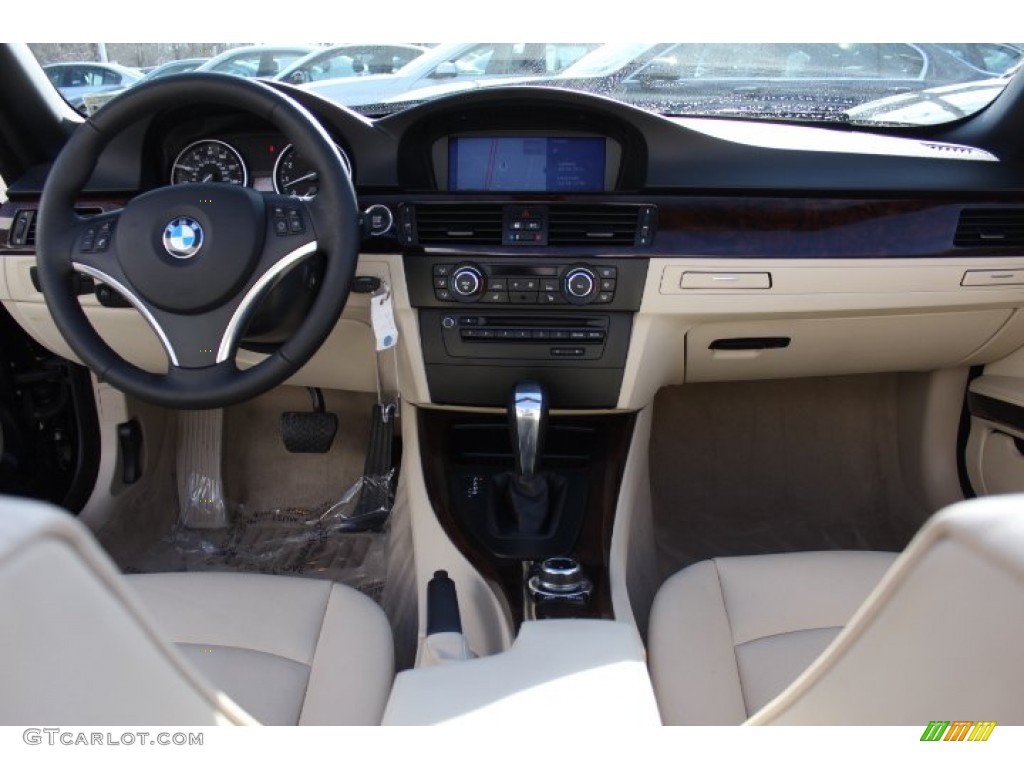 2010 3 Series 328i Convertible - Jet Black / Cream Beige photo #13