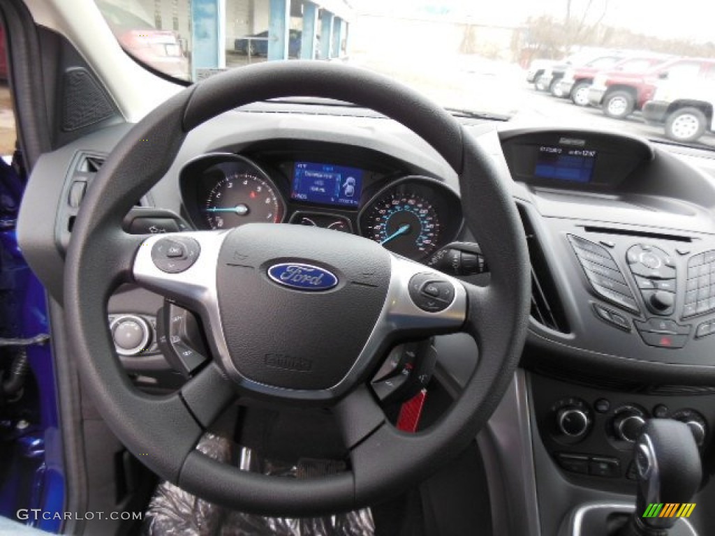 2013 Escape SE 1.6L EcoBoost 4WD - Deep Impact Blue Metallic / Charcoal Black photo #18