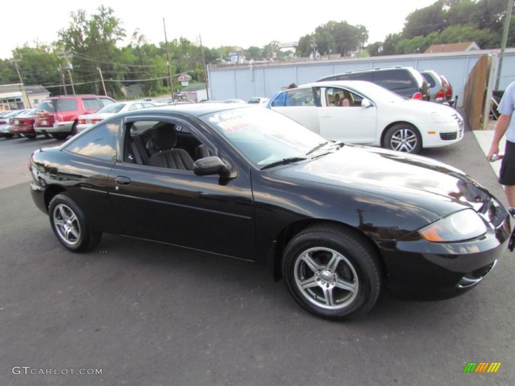 2003 Cavalier LS Coupe - Black / Graphite Gray photo #1