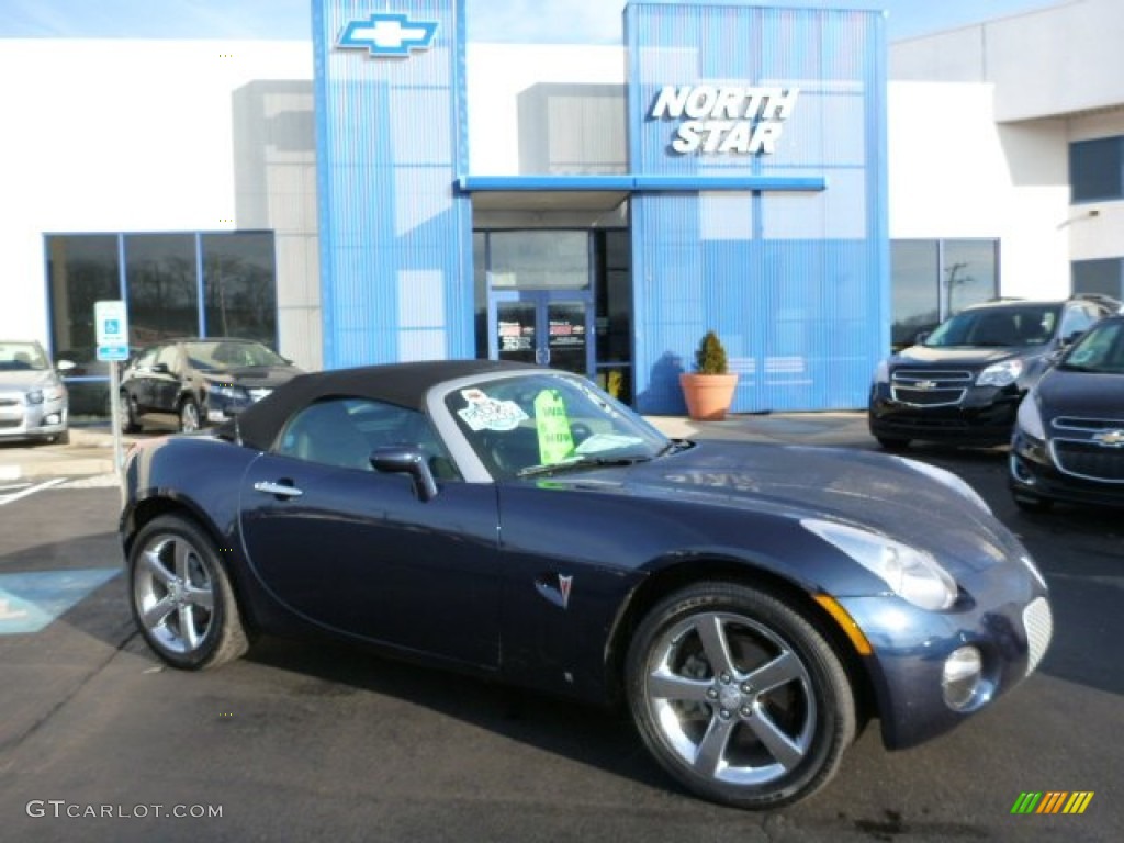 Deep Blue Pontiac Solstice