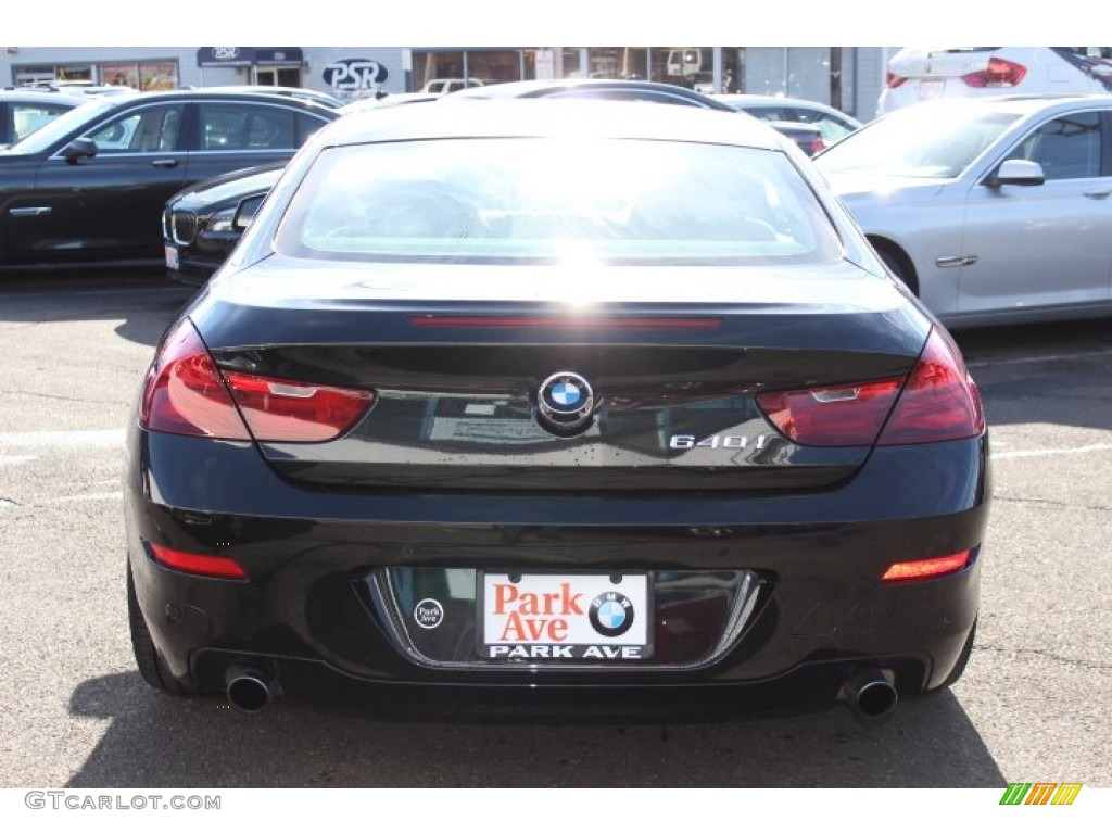 2013 6 Series 640i Coupe - Black Sapphire Metallic / Cinnamon Brown photo #6