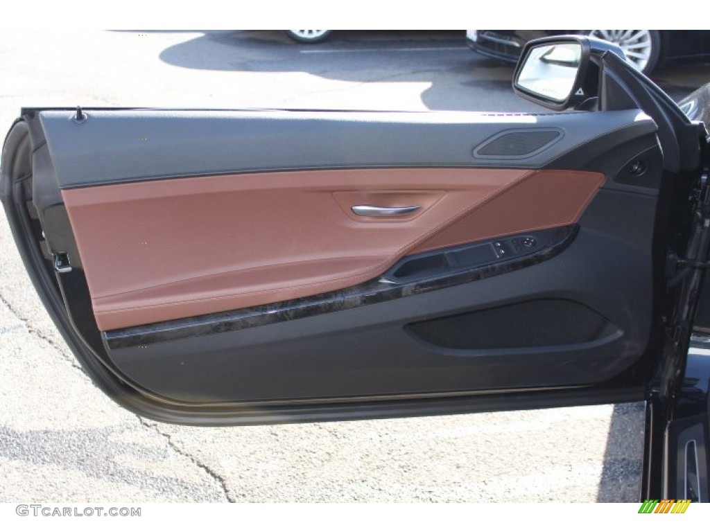 2013 6 Series 640i Coupe - Black Sapphire Metallic / Cinnamon Brown photo #9