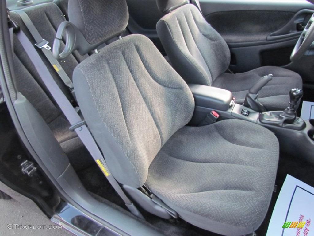 2003 Cavalier LS Coupe - Black / Graphite Gray photo #12