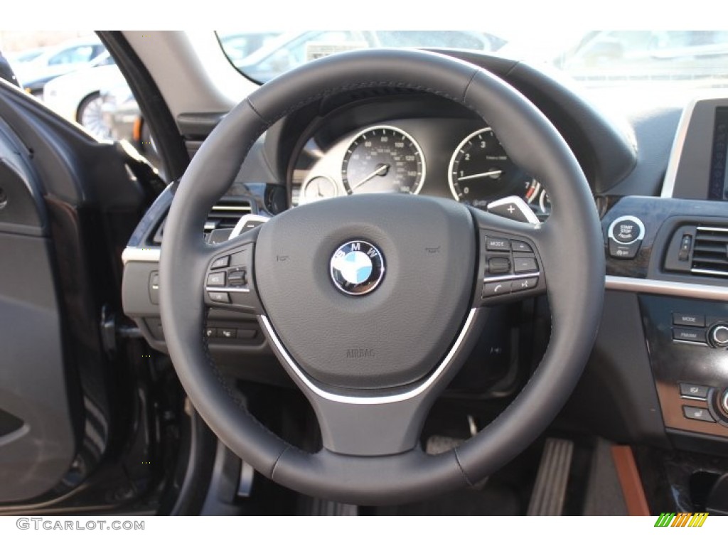 2013 6 Series 640i Coupe - Black Sapphire Metallic / Cinnamon Brown photo #16