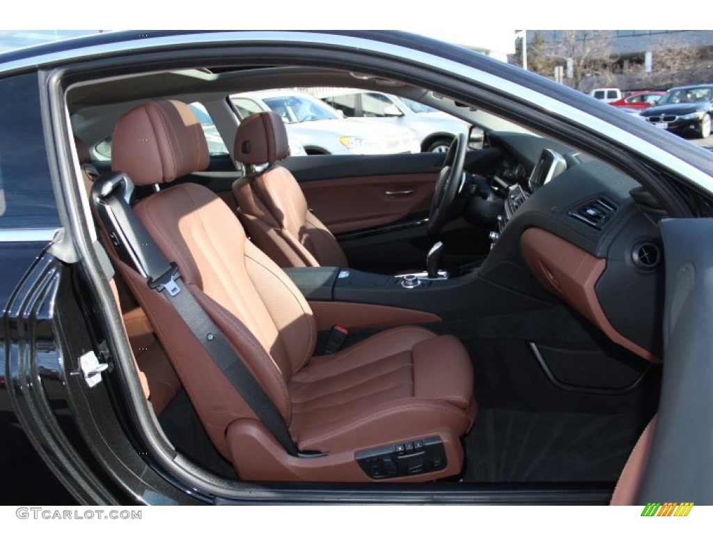 Cinnamon Brown Interior 2013 BMW 6 Series 640i Coupe Photo #75744710