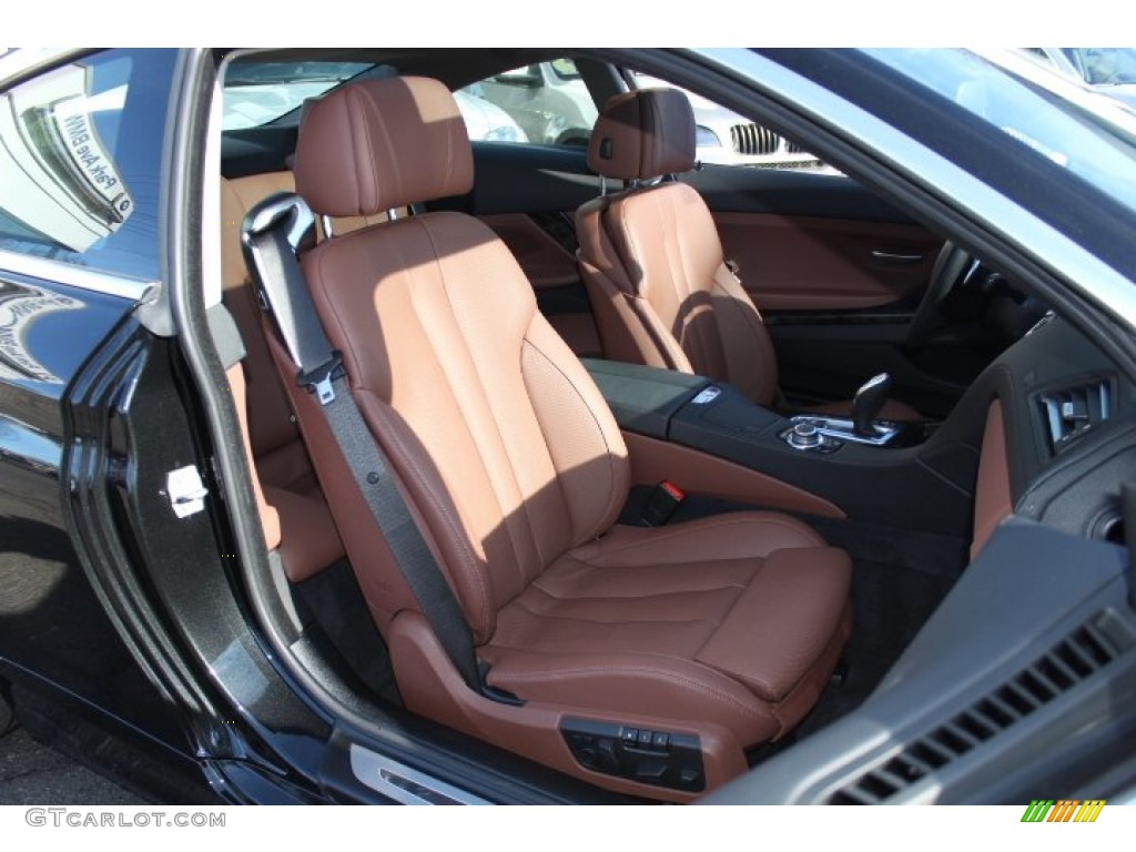 Cinnamon Brown Interior 2013 BMW 6 Series 640i Coupe Photo #75744732