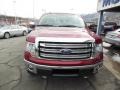 2013 Ruby Red Metallic Ford F150 Lariat SuperCab 4x4  photo #3