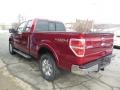 2013 Ruby Red Metallic Ford F150 Lariat SuperCab 4x4  photo #6
