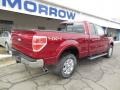 2013 Ruby Red Metallic Ford F150 Lariat SuperCab 4x4  photo #8