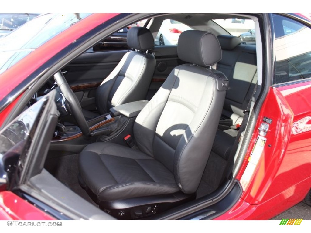 2009 3 Series 328xi Coupe - Crimson Red / Black photo #12