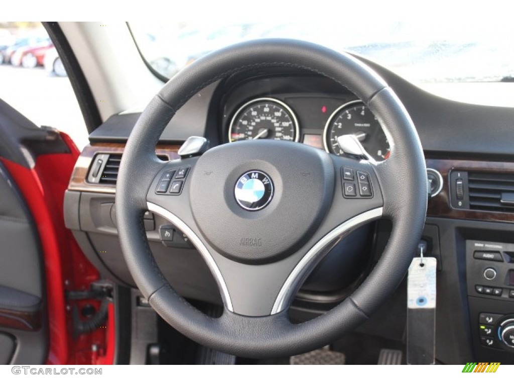 2009 3 Series 328xi Coupe - Crimson Red / Black photo #16