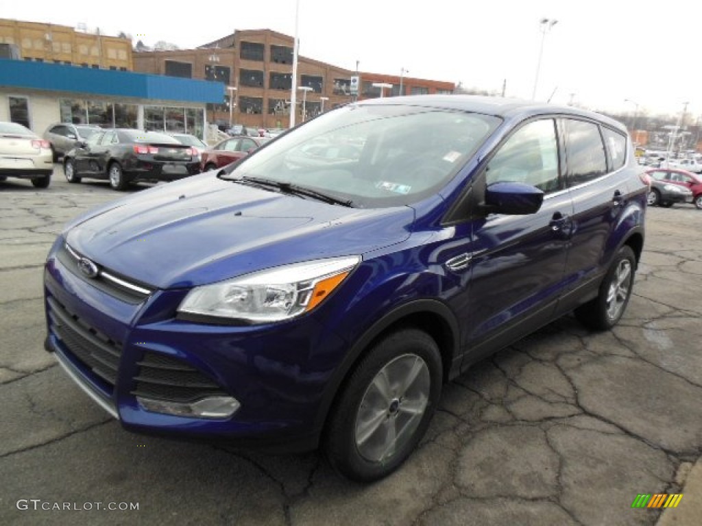 2013 Escape SE 1.6L EcoBoost 4WD - Deep Impact Blue Metallic / Charcoal Black photo #4