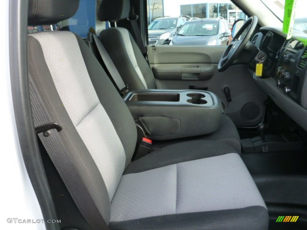 2008 Silverado 1500 LS Regular Cab 4x4 - Summit White / Dark Titanium photo #10