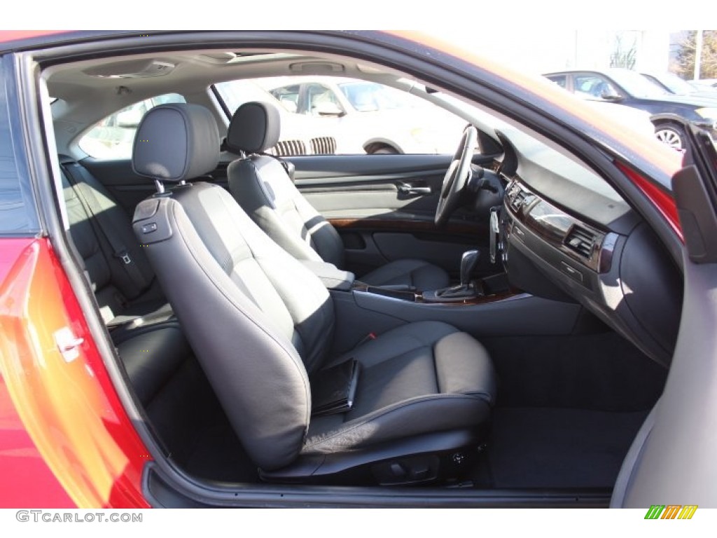 2009 3 Series 328xi Coupe - Crimson Red / Black photo #26