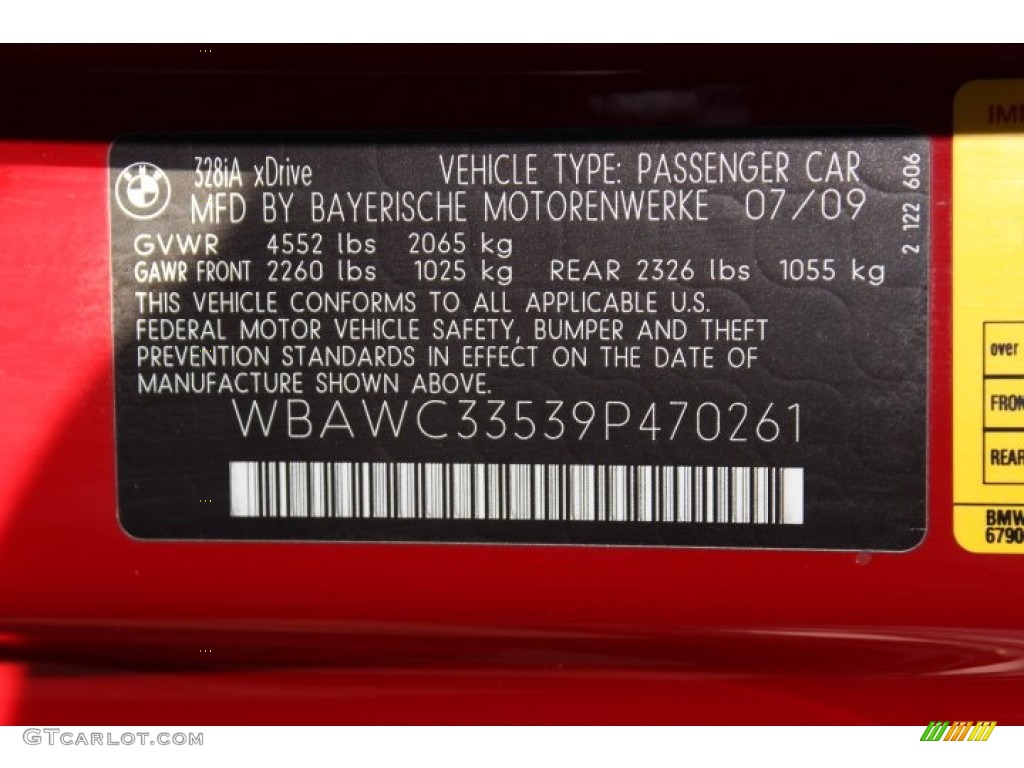 2009 3 Series 328xi Coupe - Crimson Red / Black photo #32