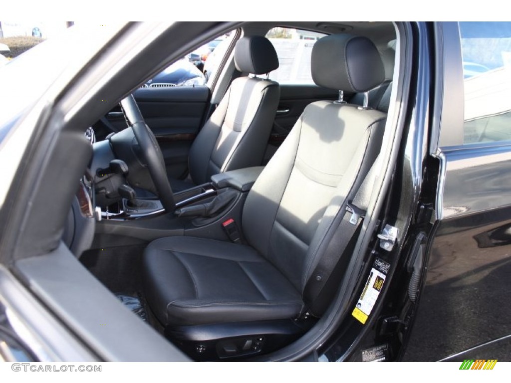 2010 3 Series 328i xDrive Sedan - Black Sapphire Metallic / Black photo #12