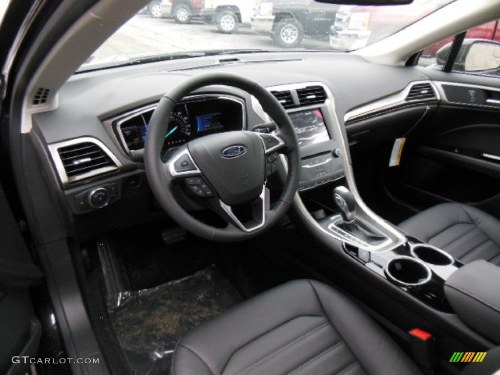 2013 Fusion SE 1.6 EcoBoost - Tuxedo Black Metallic / Charcoal Black photo #10