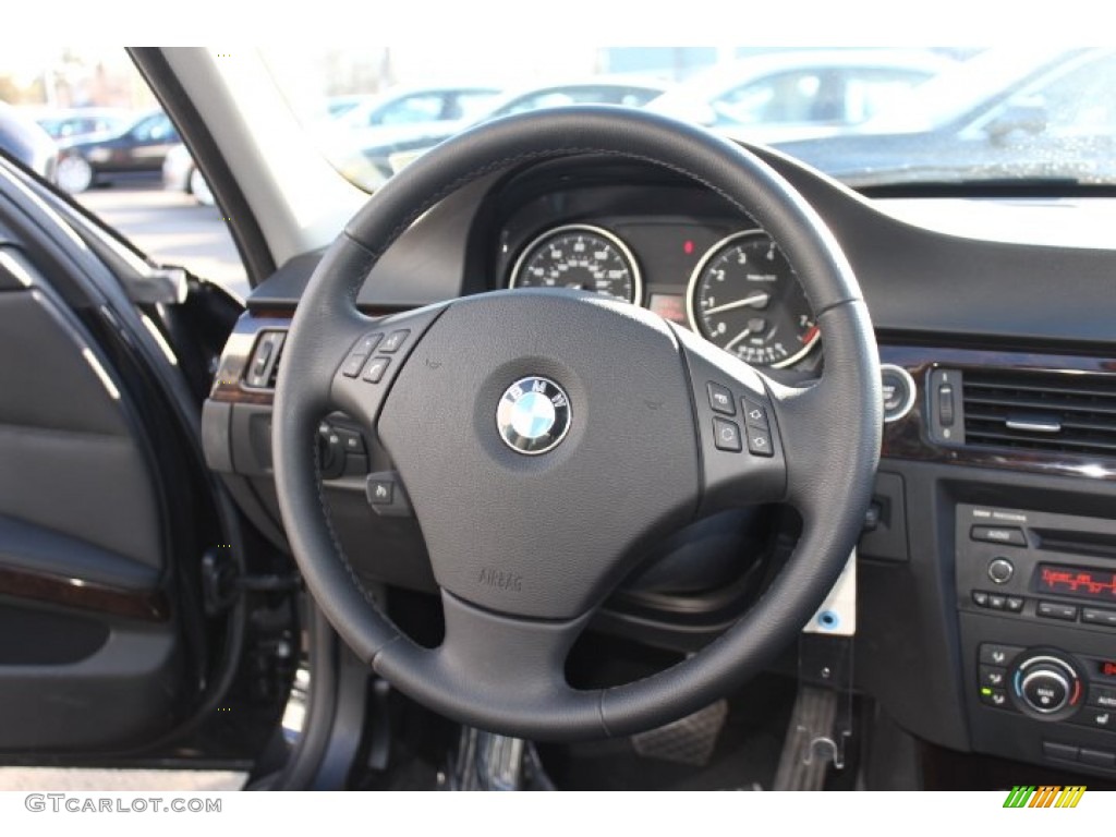 2010 3 Series 328i xDrive Sedan - Black Sapphire Metallic / Black photo #16