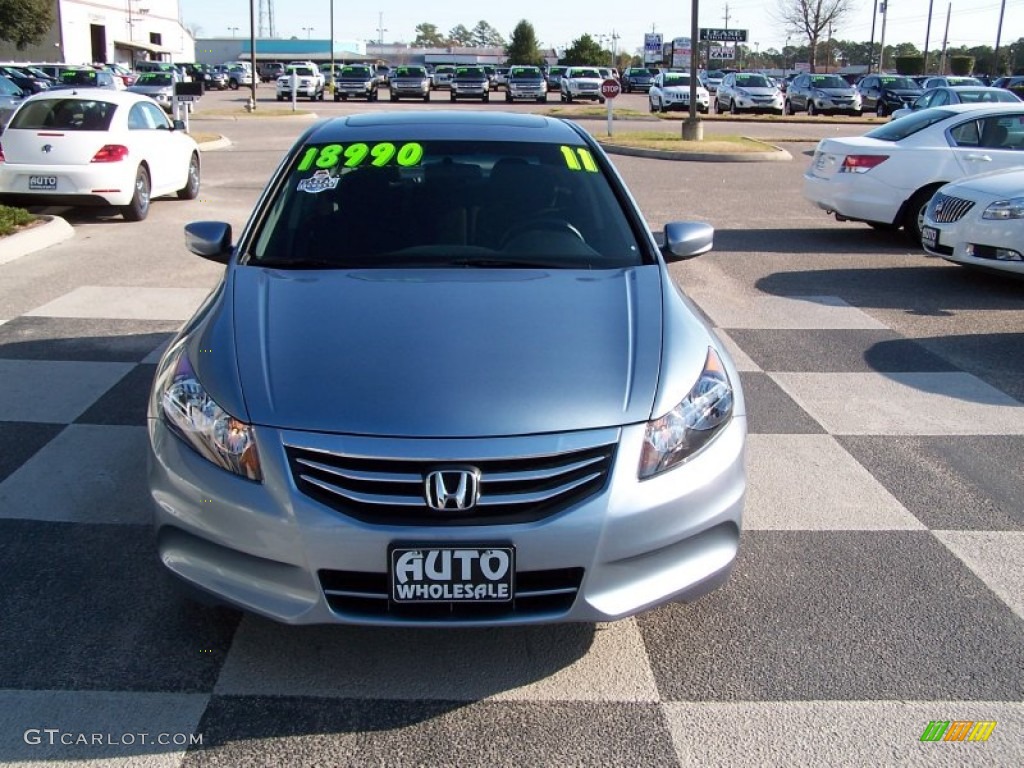 2011 Accord EX Sedan - Celestial Blue Metallic / Black photo #2