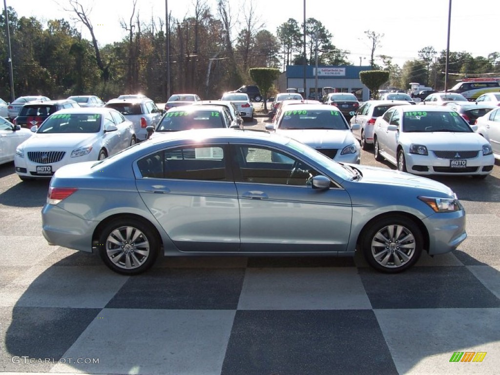 2011 Accord EX Sedan - Celestial Blue Metallic / Black photo #3