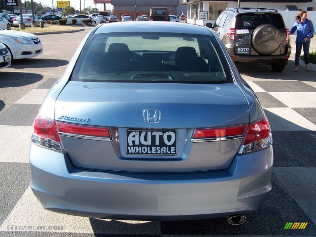 2011 Accord EX Sedan - Celestial Blue Metallic / Black photo #4