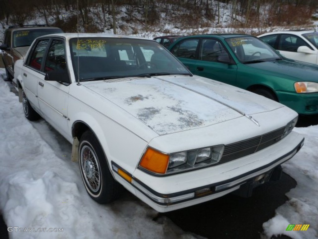 1986 Century Sedan - White / Red photo #1