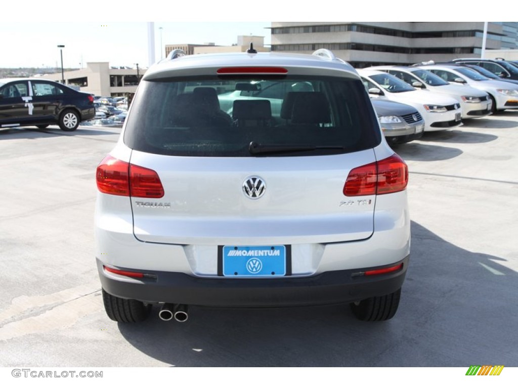 2013 Tiguan SE - Reflex Silver Metallic / Black photo #7