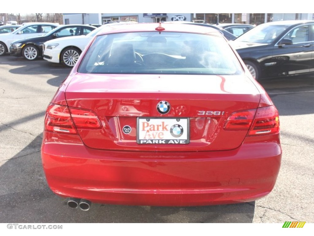 2013 3 Series 328i xDrive Coupe - Crimson Red / Black photo #6