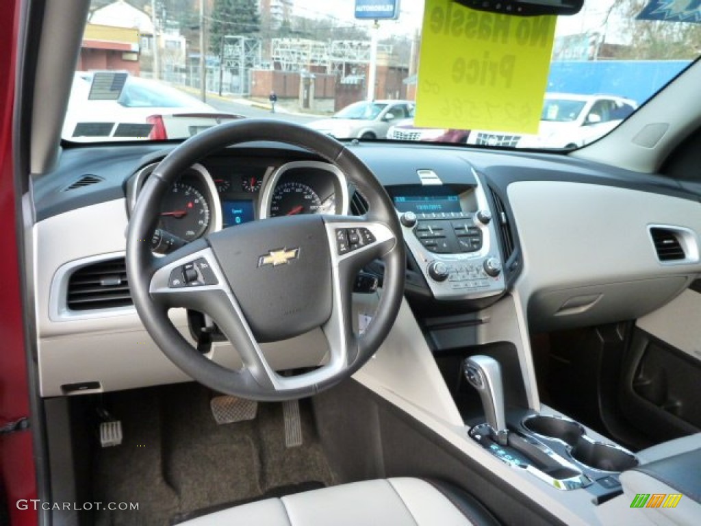 2011 Chevrolet Equinox LTZ AWD Light Titanium/Jet Black Dashboard Photo #75748271