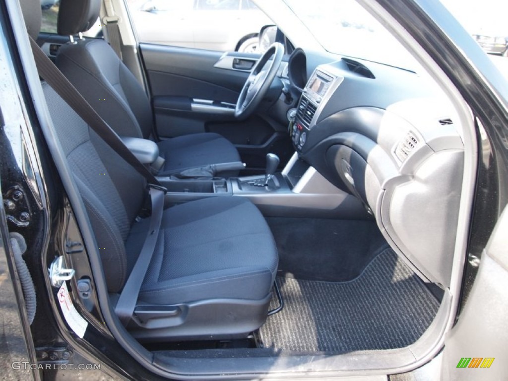 Black Interior 2011 Subaru Forester 2.5 X Photo #75748850