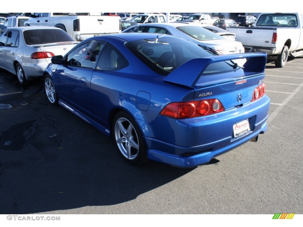 2006 RSX Type S Sports Coupe - Vivid Blue Pearl / Ebony photo #3