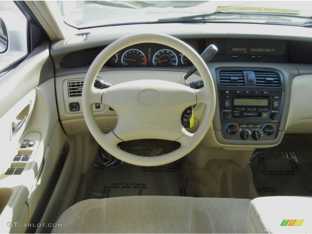 2001 Toyota Avalon XL Taupe Steering Wheel Photo #75749228