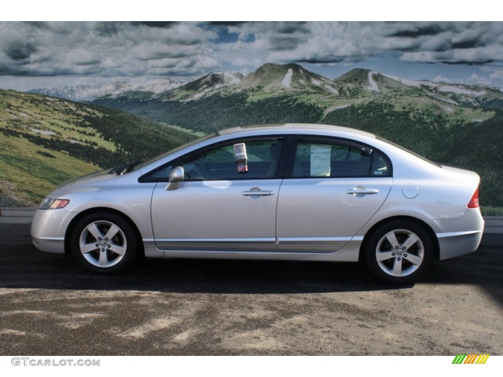 Alabaster Silver Metallic 2006 Honda Civic EX Sedan Exterior Photo #75749366