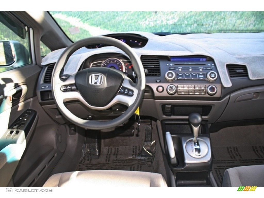 2006 Honda Civic EX Sedan Gray Dashboard Photo #75749520