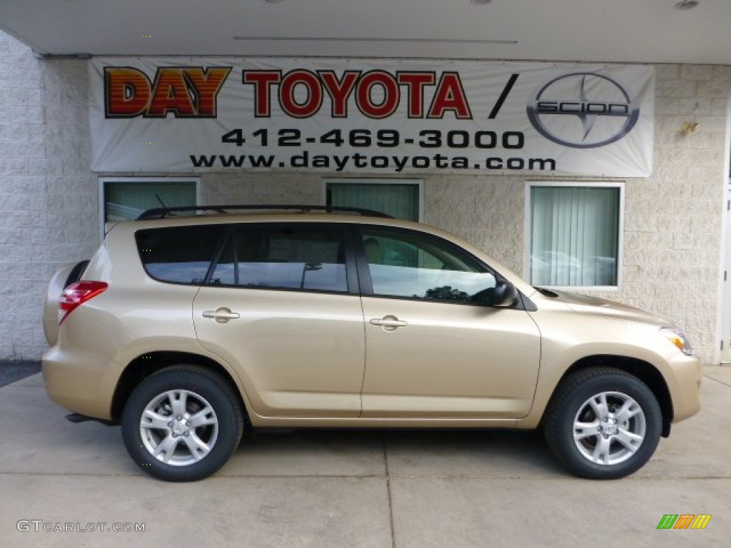 2012 RAV4 I4 4WD - Sandy Beach Metallic / Sand Beige photo #1