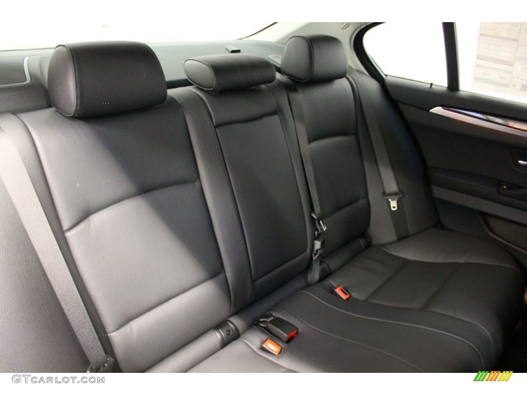 Black Interior 2013 BMW 5 Series 535i xDrive Sedan Photo #75750461