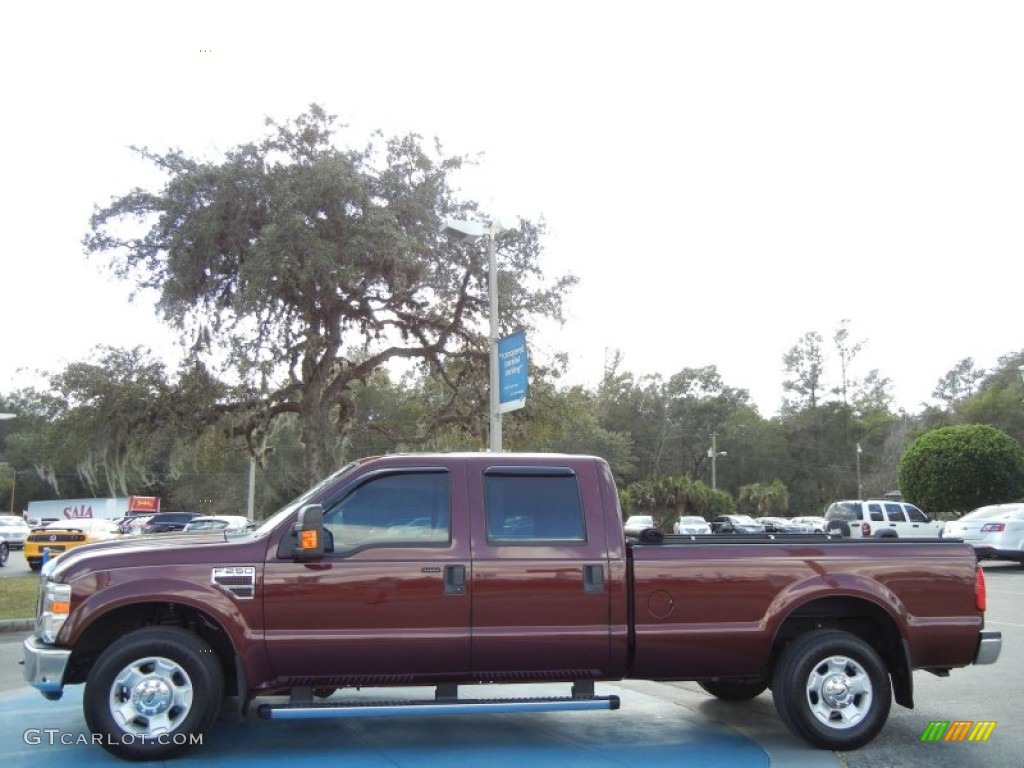 Royal Red Metallic 2010 Ford F250 Super Duty XLT Crew Cab Exterior Photo #75750605