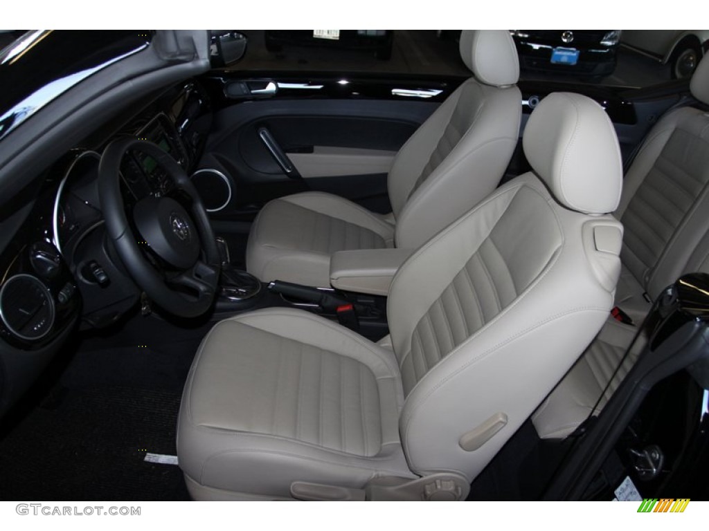 Beige Interior 2013 Volkswagen Beetle 2.5L Convertible 50s Edition Photo #75750875