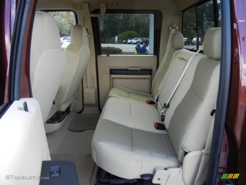 2010 Ford F250 Super Duty XLT Crew Cab Rear Seat Photo #75750886
