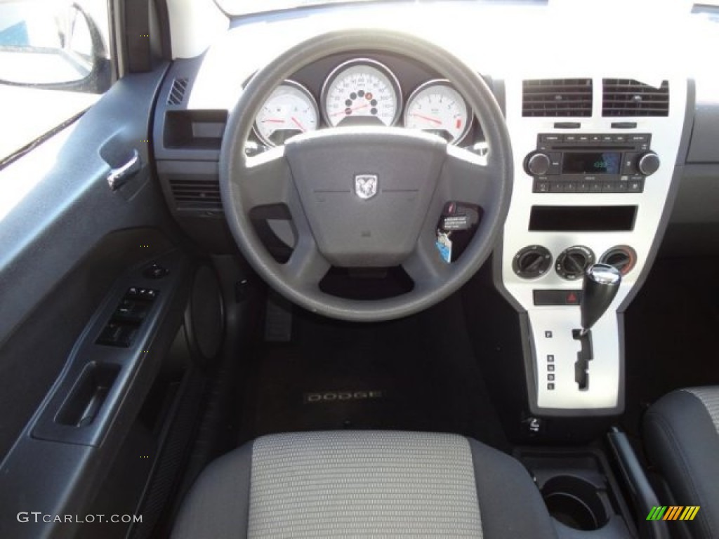 2009 Dodge Caliber SXT Dark Slate Gray Dashboard Photo #75751058