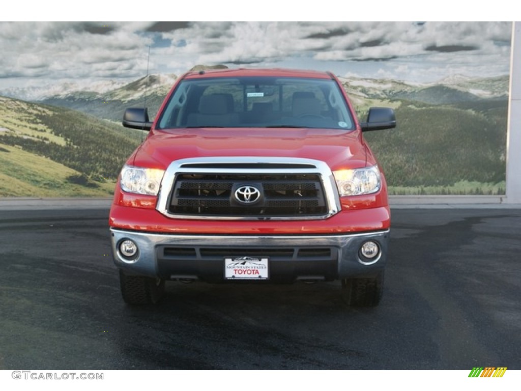 2013 Tundra SR5 TRD Double Cab 4x4 - Radiant Red / Graphite photo #3