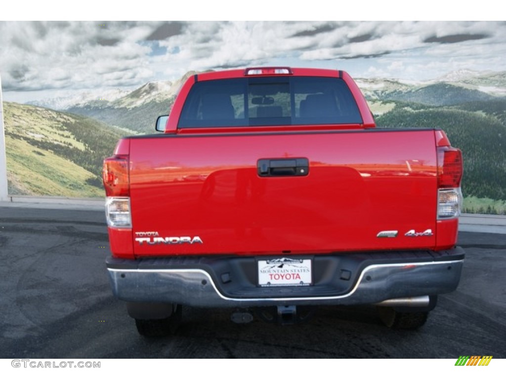 2013 Tundra SR5 TRD Double Cab 4x4 - Radiant Red / Graphite photo #4