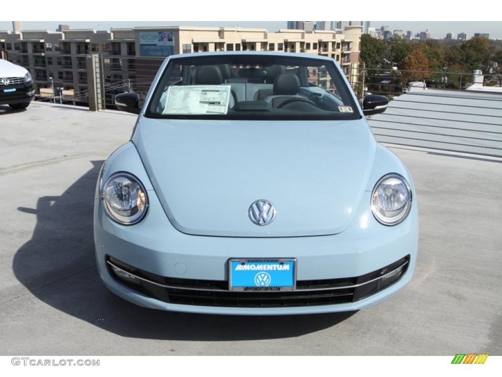 2013 Beetle Turbo Convertible 60s Edition - Denim Blue / Black/Blue photo #2