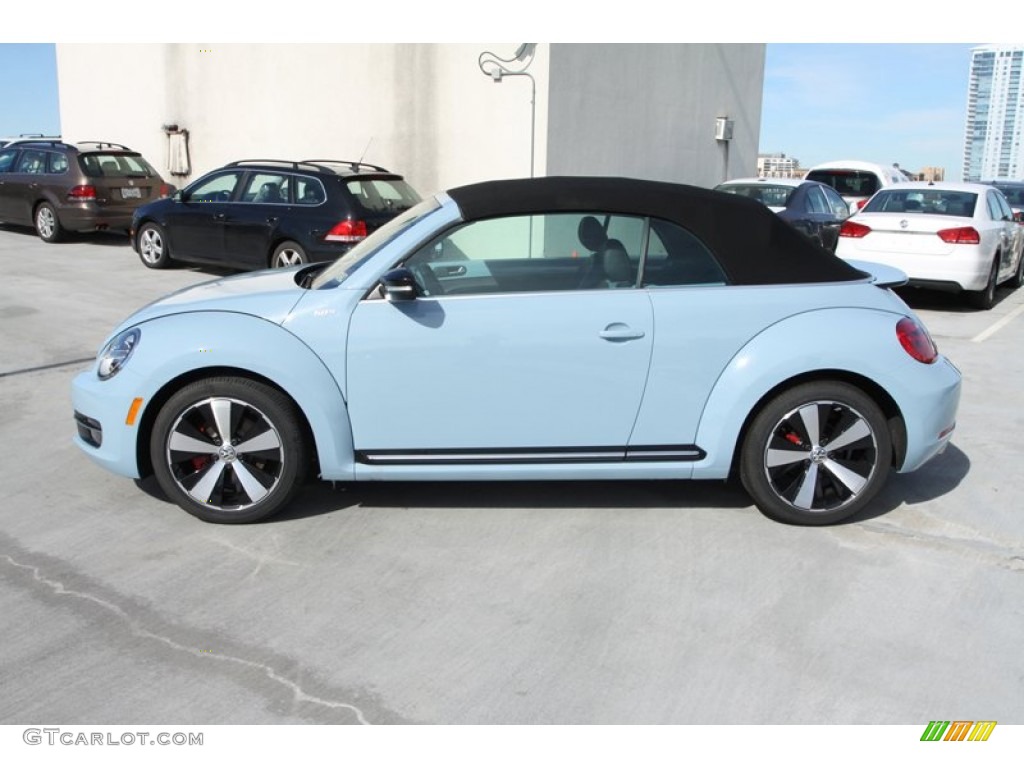 Denim Blue 2013 Volkswagen Beetle Turbo Convertible 60s Edition Exterior Photo #75751475