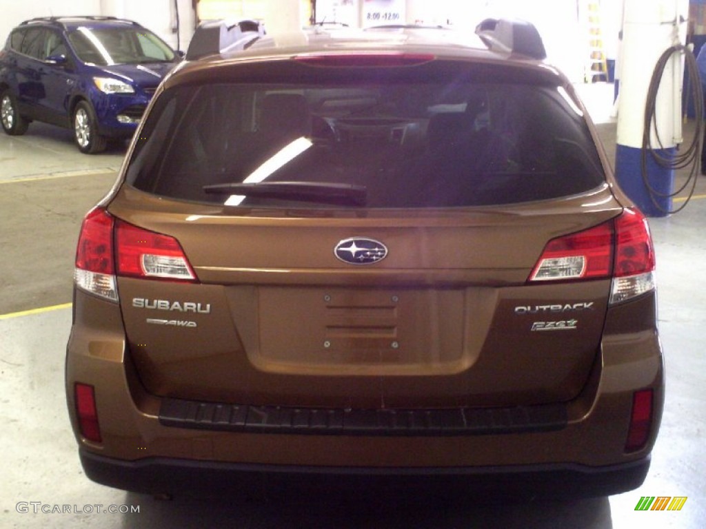 2011 Outback 2.5i Premium Wagon - Caramel Bronze Pearl / Warm Ivory photo #4