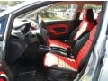 Race Red Leather Interior Photo for 2013 Ford Fiesta #75752124