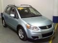 Vapor Blue Metallic 2009 Suzuki SX4 Crossover Technology AWD Exterior
