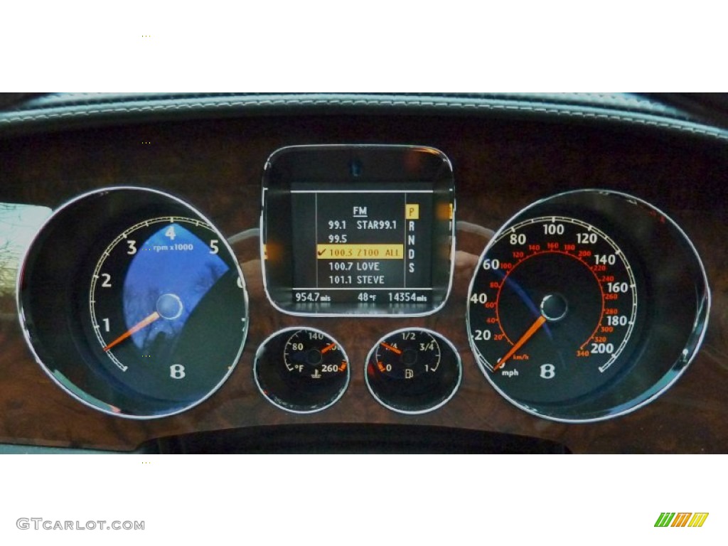 2006 Bentley Continental GT Mulliner Gauges Photos