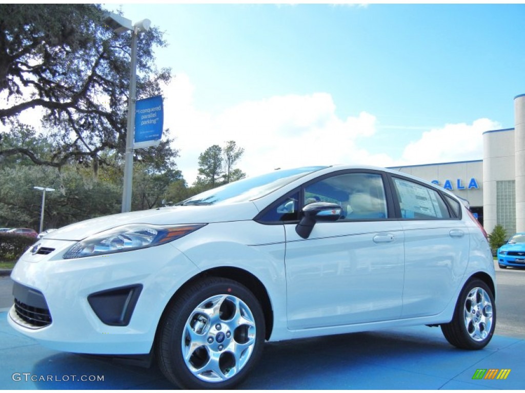 Oxford White Ford Fiesta